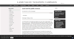 Desktop Screenshot of landvaluetax.org